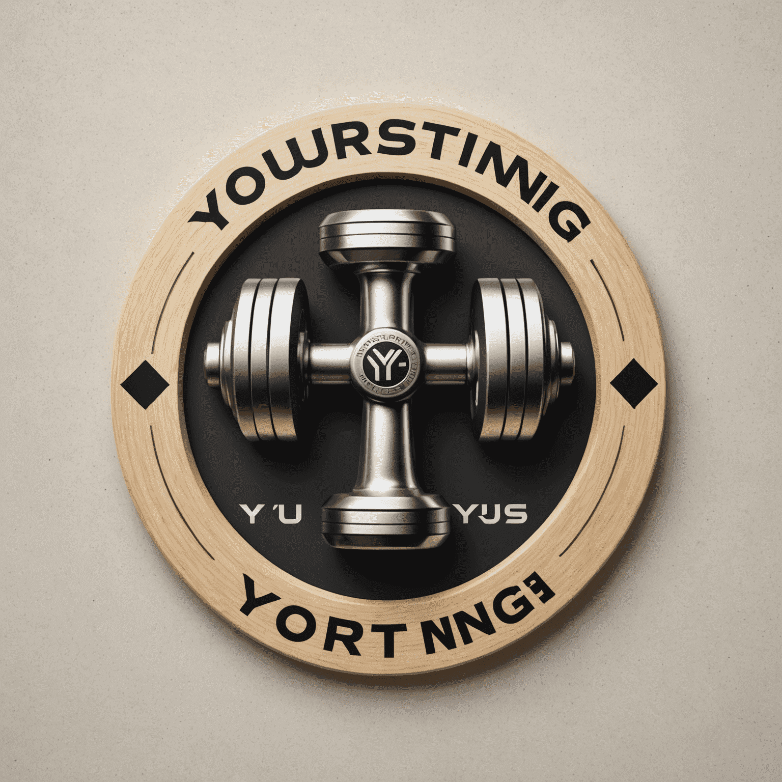 yoursting Logo - Ein stilisiertes 'Y' mit einem Hantel-Symbol